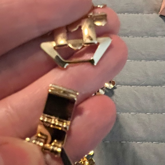 Elegant Women’s Gold Plated Grid Chain Necklace - Picture 4 of 6